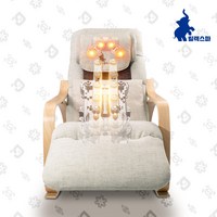 릴렉스파 안마의자 전신 마사지 흔들의자 1인용 소파 오크 색 오크 색