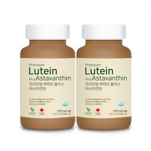 내추럴영 (1+1 이벤트) 루테인 아스타잔틴 눈영양제 6개월분, 2개, 45g