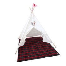 꿈비 블랙 와치 매트 110cm X 130cm