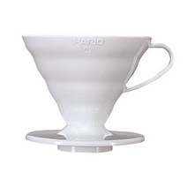 하리오 Dripper V60 VD-02W, 화이트, 1개
