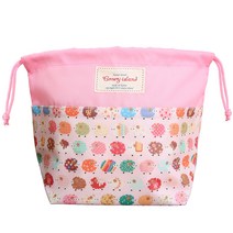 코니아일랜드 방수 도시락파우치, 미니양 핑크