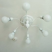 보성조명 볼6등 기타천장조명 20W, 화이트