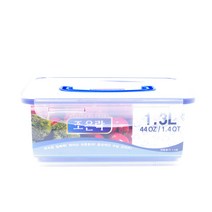 조은락 플라스틱 밀폐용기, 1.3L, 3개