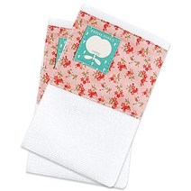 코니아일랜드 어린이집 요일수건 쥬얼리플라워 2장, 핑크