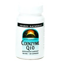 소스내츄럴스 코엔자임 Q10 100mg 소프트젤 무설탕 글루텐 프리, 60개입, 1개