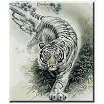 큐브아트 보석 십자수, 백호도, 1개
