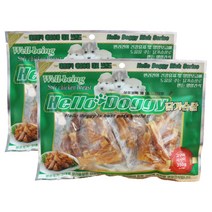 헬로도기 애견간식 350g, 고구마사사미, 2개