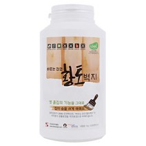 이오세라믹황토 바르는 천연 황토 벽지 1kg, 레몬색, 1개