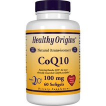 헬시오리진스 CoQ10 100mg 소프트젤 글루텐 프리 무설탕, 60개입, 1개