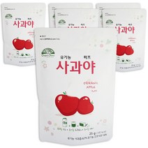 오가닉스토리 유기농 베이비퍼프 사과야, 사과맛, 6개입