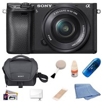 소니 A6300 미러리스, 블랙, 04.소니 미러리스 디카 A6300 16-50 KIT+소니가방+리더기 외