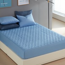 보드래 순면 밀림방지 누빔매트리스커버