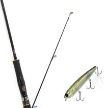 원다 아발론 스피닝 루어 낚싯대 662ML + 다미끼 램블러 120 하드베이트 루어 304H SP AYU, 1세트