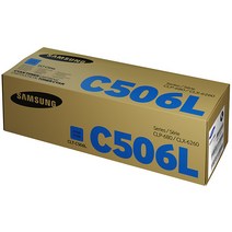 삼성전자 정품토너 CLT-C506L, 파랑, 1개