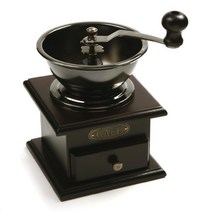 노르프로 어드저스터블 핸드 크랭크 커피 그라인더 80g, Black, 1개