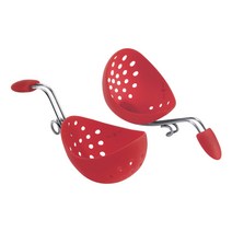쿠이지프로 실리콘 수란기, Red, 2개입