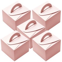 피크닉하우스 미니떡케익상자 핑크 5입, 2개