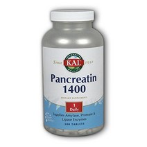 Kal 판크레아틴 1400 타블렛, 500개입, 1개