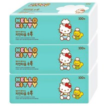 헬로키티 뽑아쓰는키친타올3겹100매, 3개입, 1개