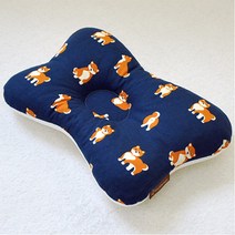 달콤베이비 면 에어매쉬 유아용 짱구베개, 프렌들리도그