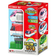 아이코닉스 띠띠뽀와 친구들 풀백 완구세트, 혼합 색상