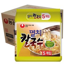 농심 멸치 칼국수, 490g, 8팩