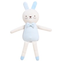 오가닉붐 유아용 롱롱이 토끼 애착인형, 남아