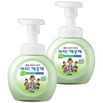 아이깨끗해 향균 거품 핸드솝 청포도, 250ml, 2개