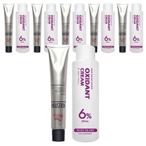 웰라 뉴콜레스톤 퍼펙트 퓨어컬러 염색제 80g + 산화제 100ml, 체리레드 12/45, 6세트