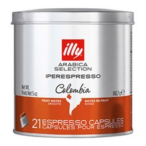 일리 모노아라비카 콜롬비아 캡슐커피 21p, 6.7g, 21개입, 1개