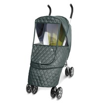 마니또 캐슬 알파 소형 유모차 방한커버, 카키그레이