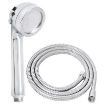 코시나 수압상승 절수 샤워기 + 1.5m 호스 세트, 2개