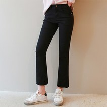 오키진 키큰녀 스트레칭 세미 부츠컷 팬츠