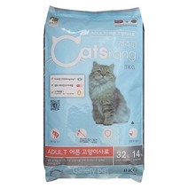 캐츠랑 어덜트 고양이 사료, 8kg, 1개