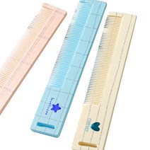 이코디 큐티 아이콘 체크 헤어브러쉬 CT06, 랜덤 발송, 3개입
