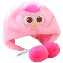 파티팡 큐티 방울모자 세서미 인형, 핑크, 1개