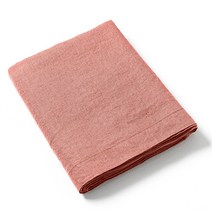 라흐두뜨 린넨 심플 홑이불, blush rose