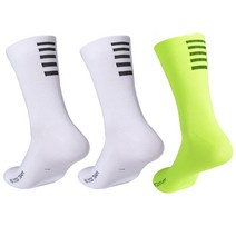 펠레스포츠 펠레 사이클링 삭스 화이트 2켤레 + 옐로우, 혼합 색상