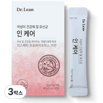 닥터린 질 건강 유산균 리스펙타 인케어, 3박스, 60g