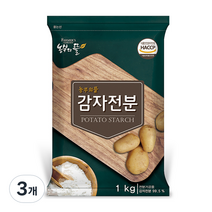 농부의뜰 감자전분, 3개, 1kg