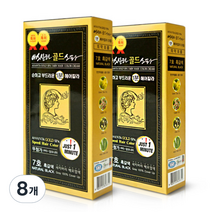 아스산타골드 셀프 새치 염색약 80g, 7호(흑갈색), 8개