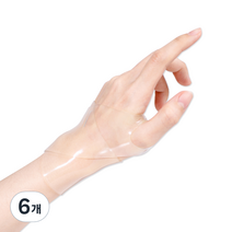바디프로 남녀공용 임산부 실리콘 손목보호대 투명, 6개