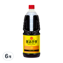 몽고간장 진간장, 1.8L, 6개