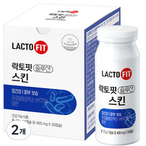 락토핏 솔루션 스킨 유산균 12g, 30정, 2개