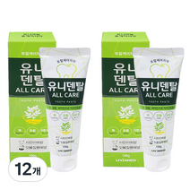 유니메드 유니덴탈 올케어 치약, 100g, 12개