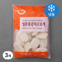 세미원 일본풍 감자고로케 (냉동), 600g, 3개