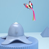 팔랑나비 움직이는 고양이 자동장난감, 블루