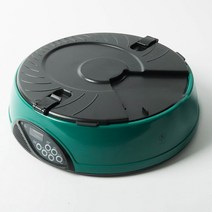 딩동펫 반려동물 6구 비비드 자동급식기, 그린