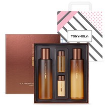 토니모리 얼티밋블렌드 블랙 프로폴리스 3.3 물광 토너 140ml + 20ml + 에멀전 140ml + 20ml 세트, 1세트
