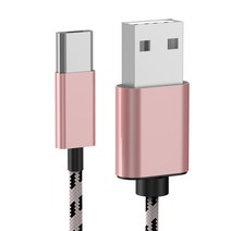 누아트 5Pin 마이크로 충전 케이블 3m, 핑크, 1개